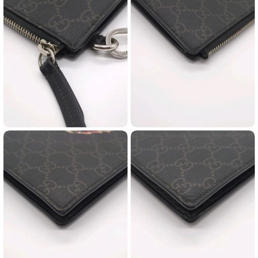 Gucci Black and Red Wolf Clutch - Picture 9 of 14